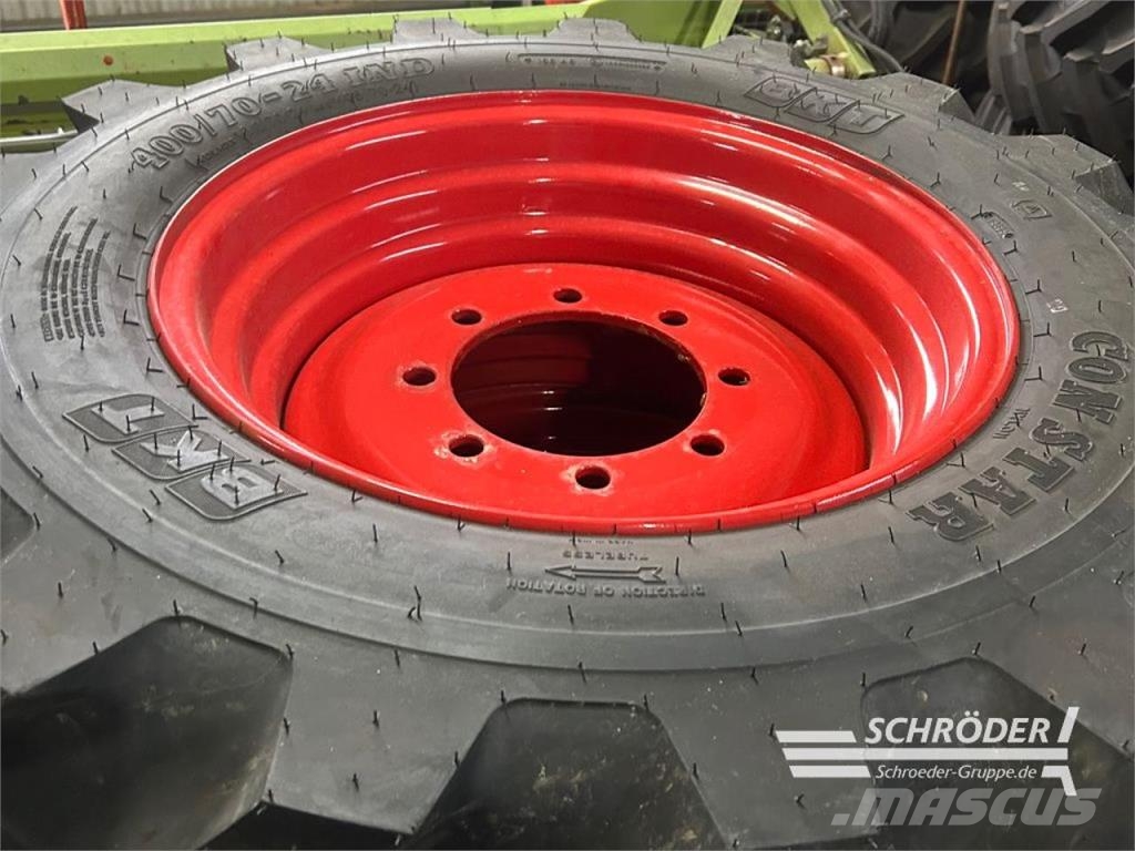 BKT 4X 400/70R24 KOMPLETTRÄDER | FENDT CARGO Dual wheels