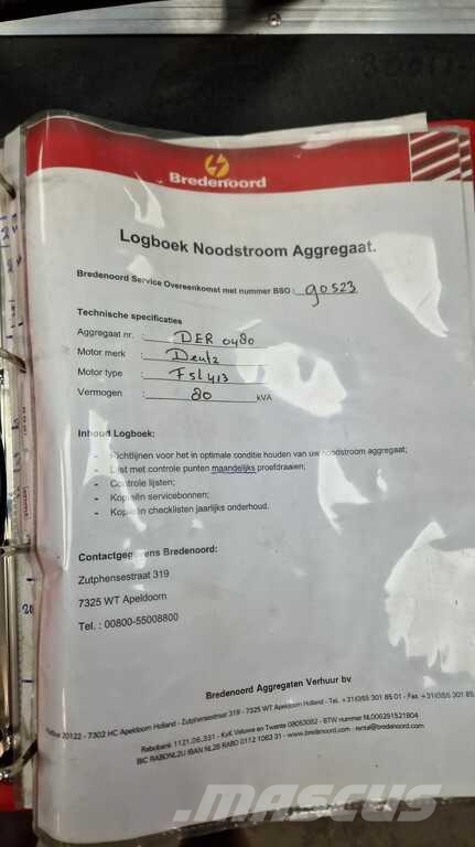 Deutz FSL413 Overige generatoren
