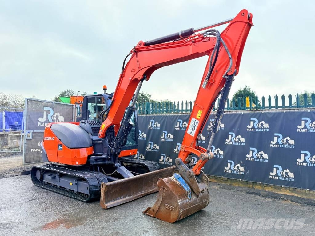 Kubota KX 080-4 Midi bagri 7t – 12t