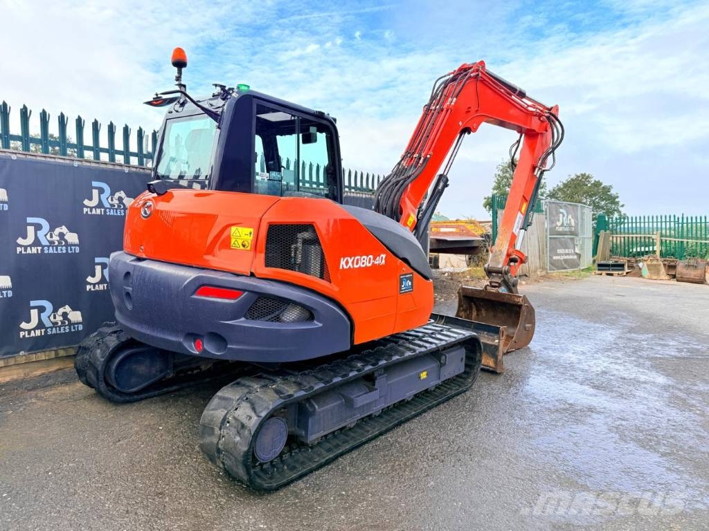 Kubota KX 080-4 Midi bagri 7t – 12t