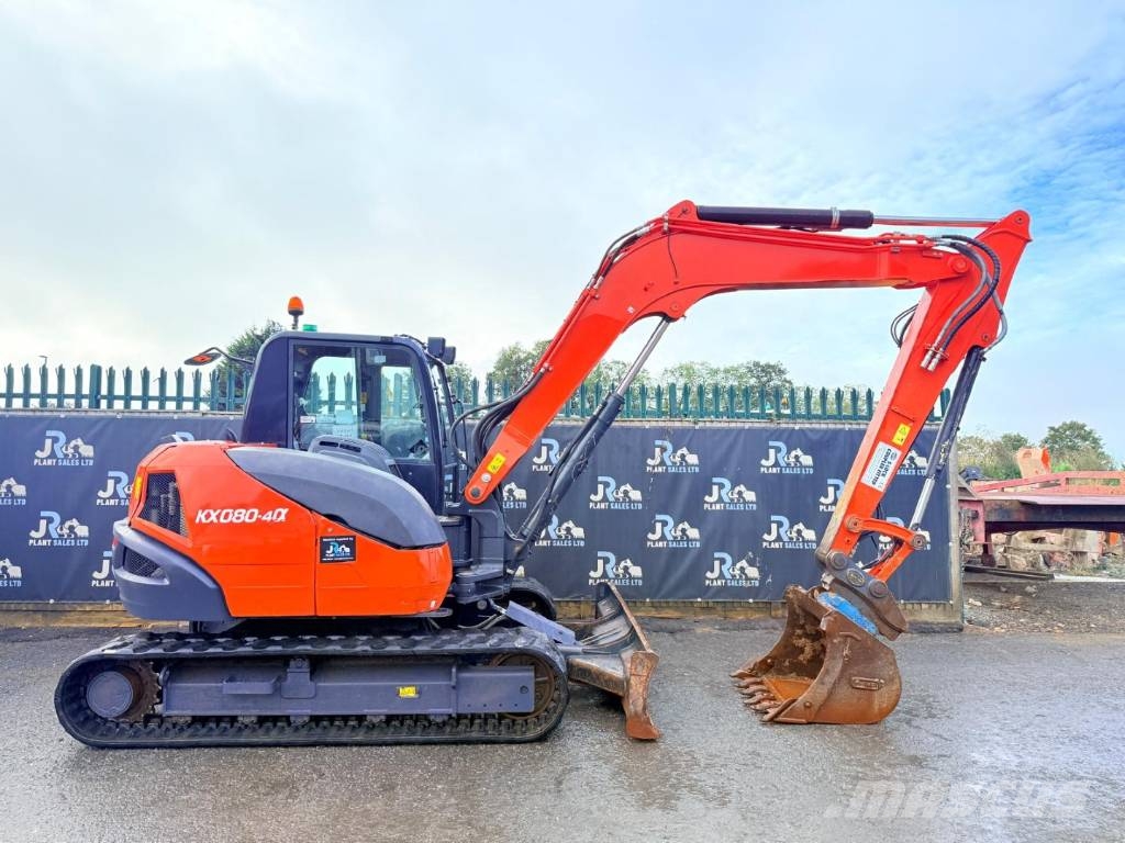 Kubota KX 080-4 Midi bagri 7t – 12t