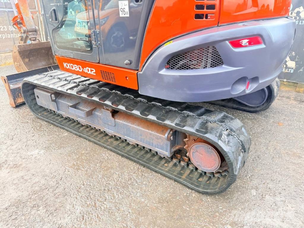 Kubota KX 080-4 Midi bagri 7t – 12t