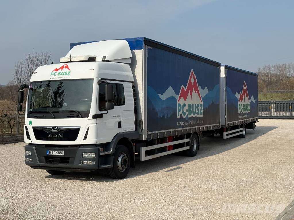 MAN TGM 15.290 Camiões caixa cortinas laterais
