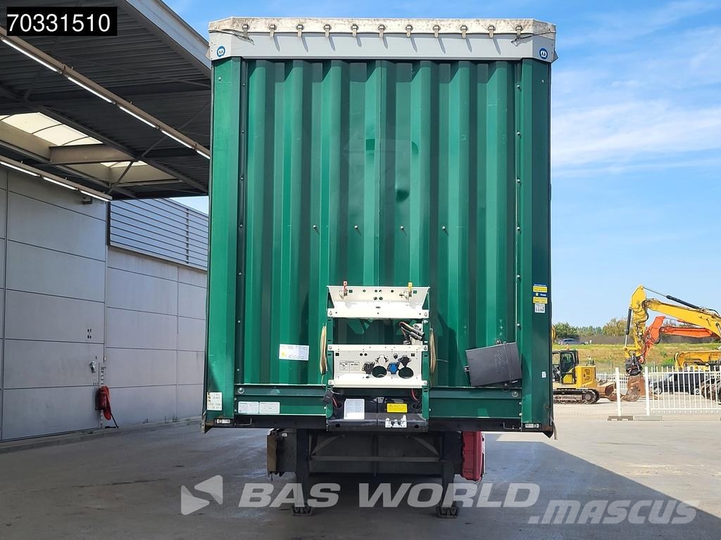Krone SD Tailgate Lift Axle Palletbox Semirremolques de caja de lona
