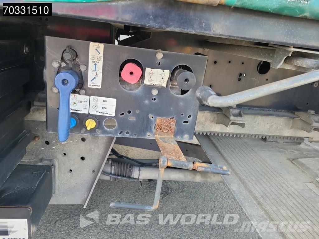 Krone SD Tailgate Lift Axle Palletbox Semirremolques de caja de lona