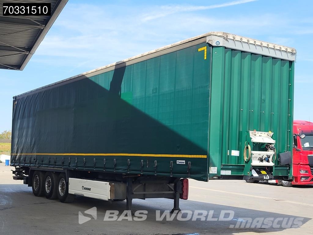 Krone SD Tailgate Lift Axle Palletbox Semirremolques de caja de lona