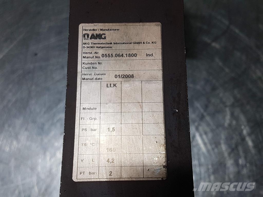 Kramer 880-AKG 0555.064.1800-Cooler/Kühler/Koeler Motores