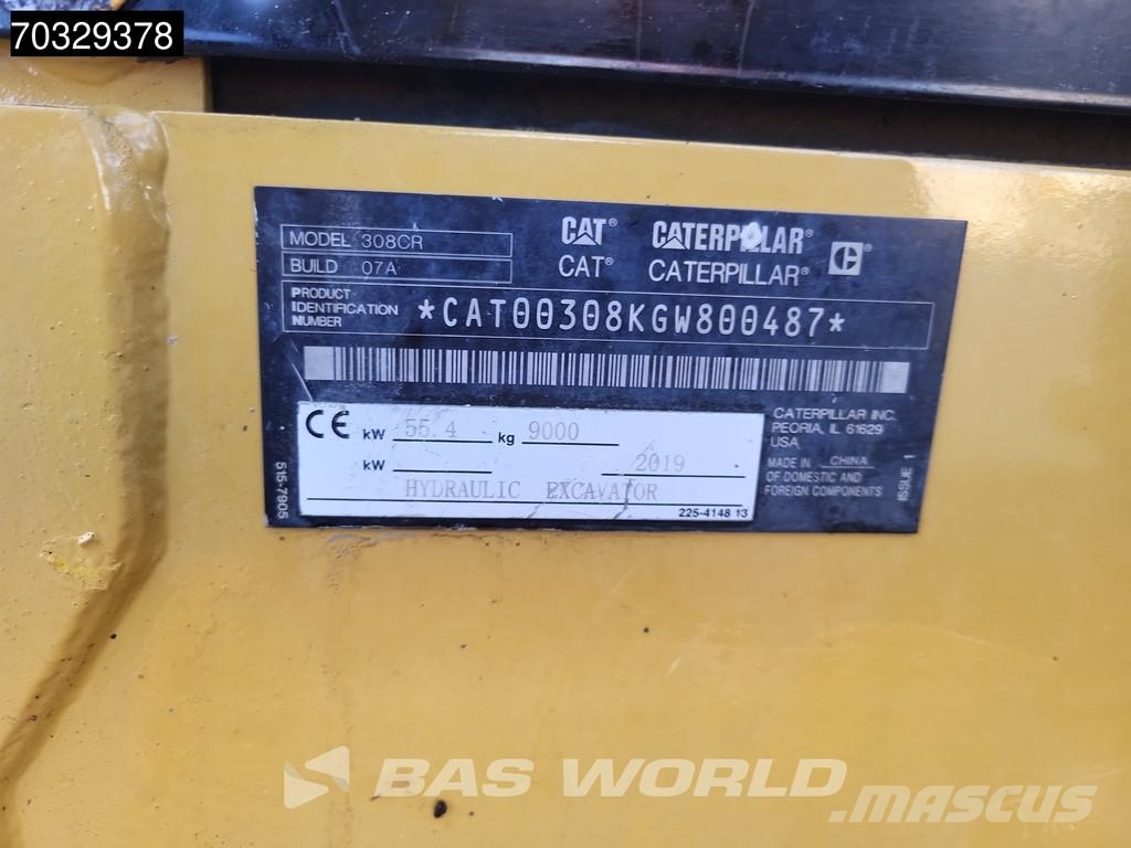CAT 308 CR Miniexcavadoras