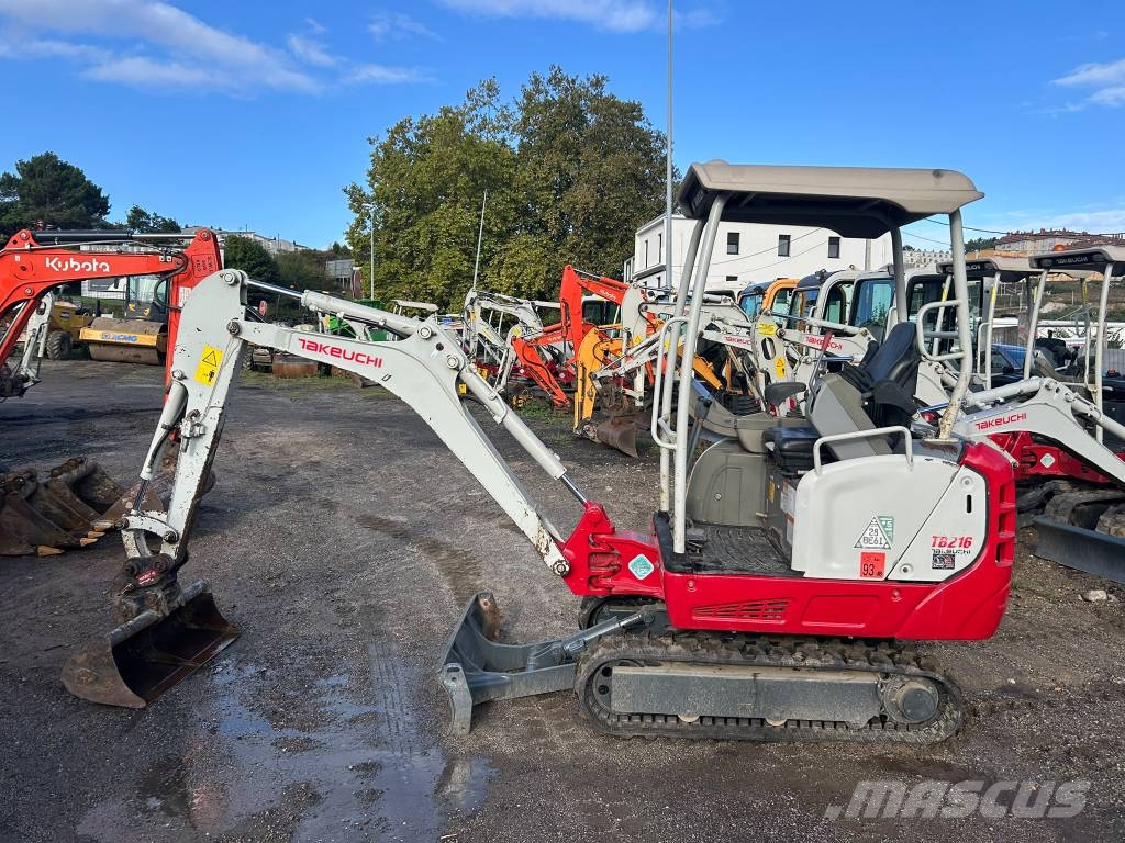 Takeuchi TB 216 Mini bagri <7t
