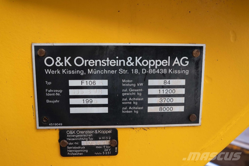 O&K F 106 A Grader