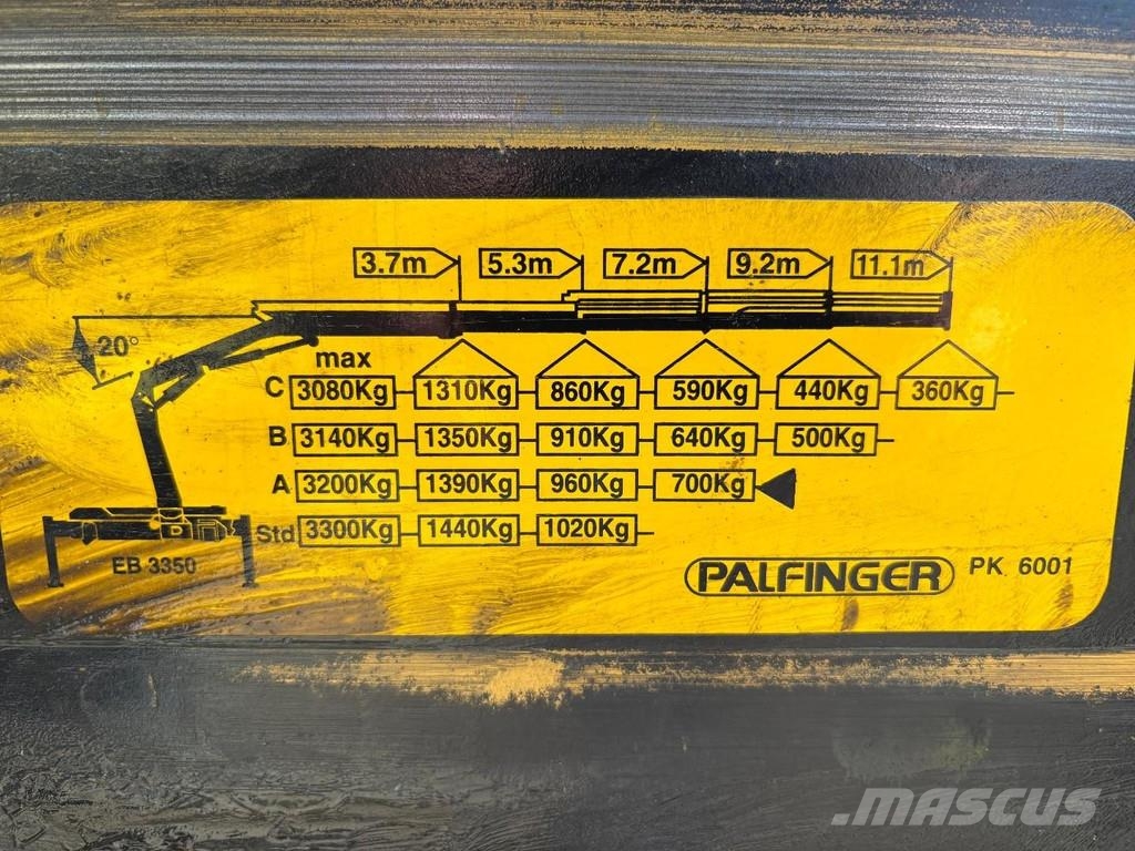 Renault Midlum 220 + PALFINGER PK 6001 + tipper + remote + 自卸式货车