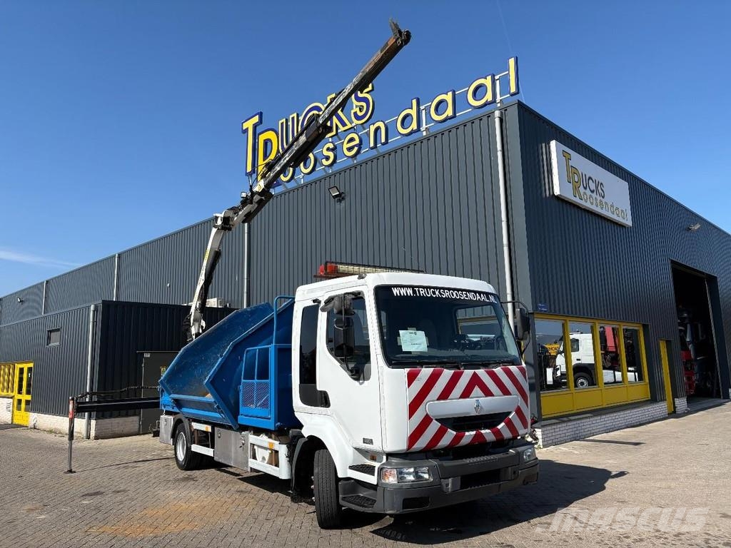 Renault Midlum 220 + PALFINGER PK 6001 + tipper + remote + 自卸式货车