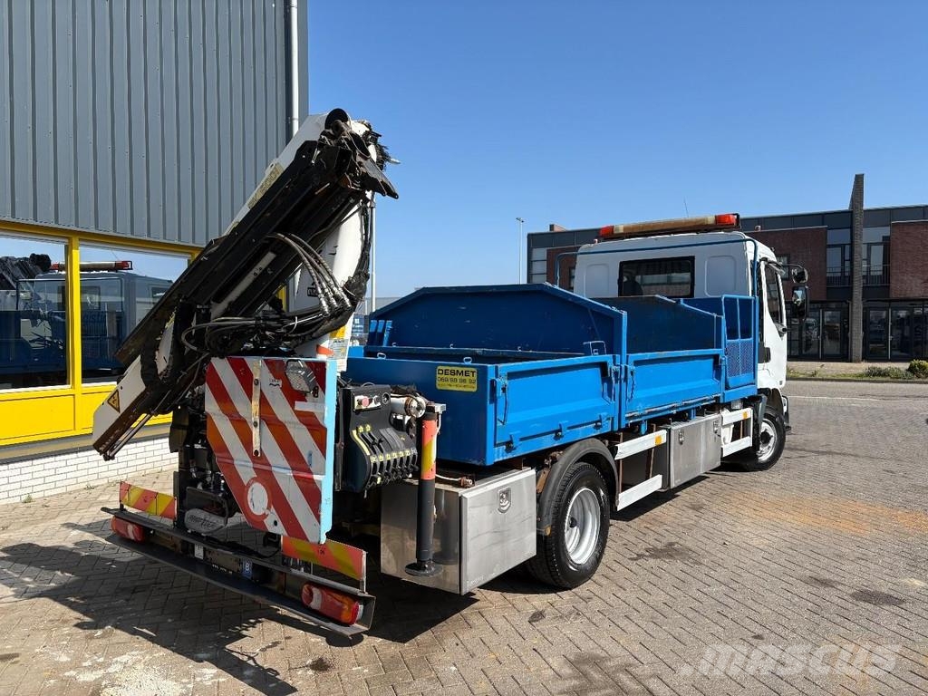 Renault Midlum 220 + PALFINGER PK 6001 + tipper + remote + 自卸式货车