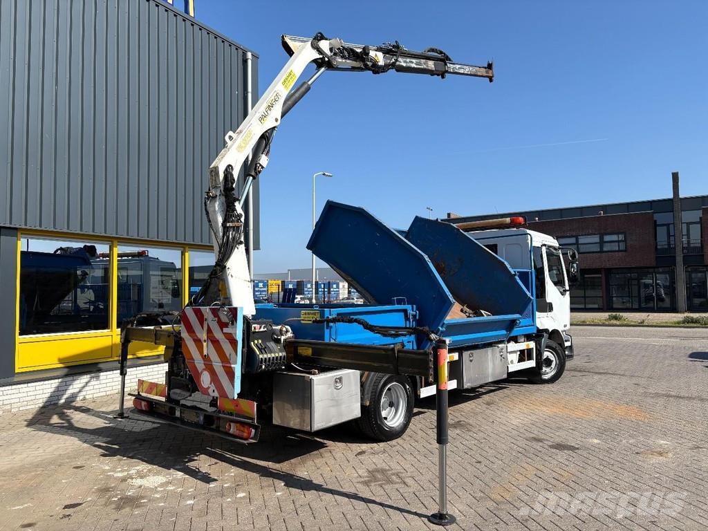 Renault Midlum 220 + PALFINGER PK 6001 + tipper + remote + 自卸式货车