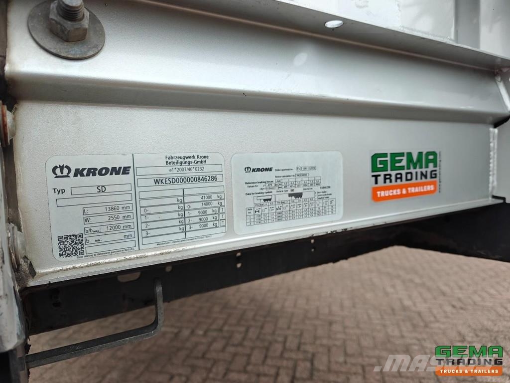 Krone SD Standard - Sliding Curtains/Roof - CodeXL - Kro Curtainsiderauflieger