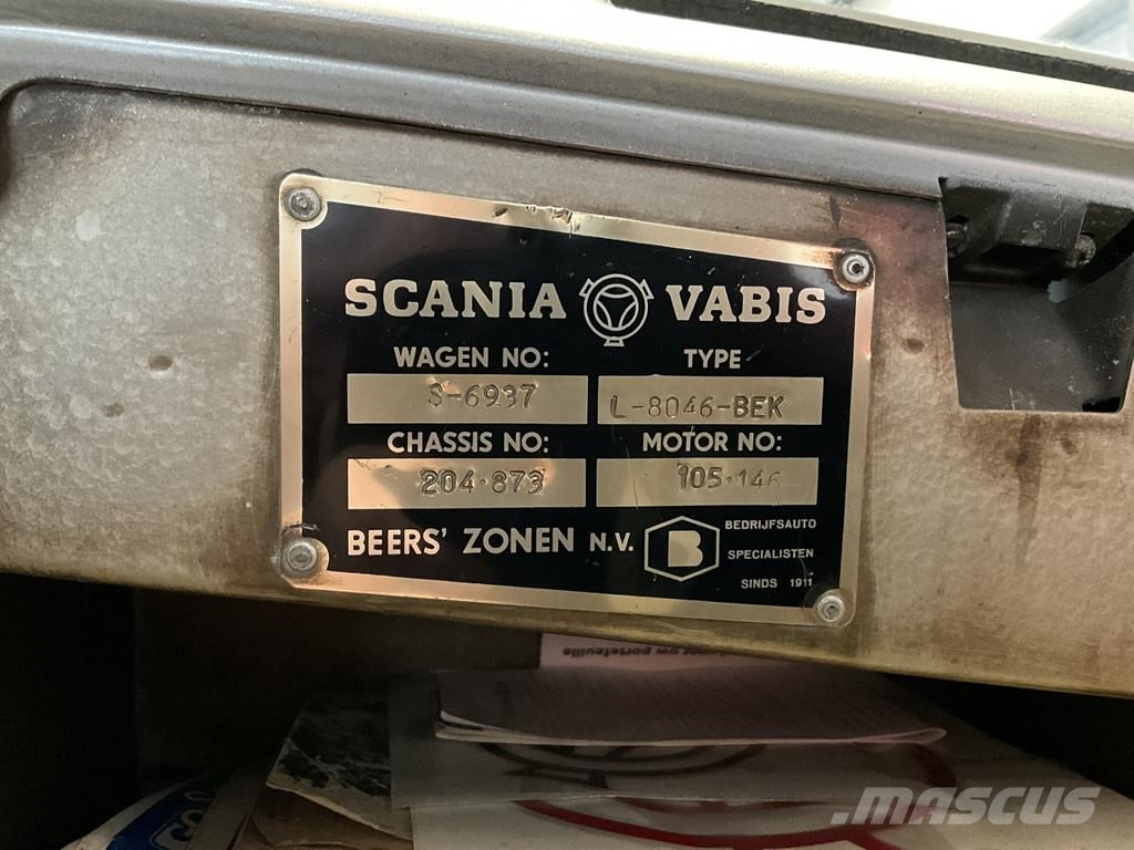 Scania L8046-BEK VABIS kipper Kipper