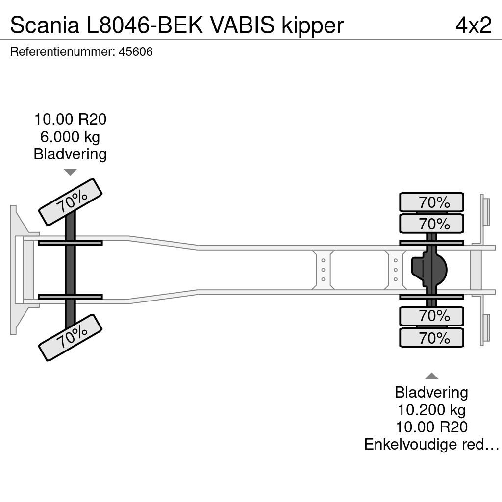 Scania L8046-BEK VABIS kipper Kipper