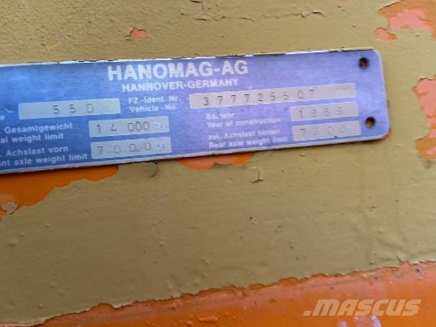 Hanomag 55 D Hjullastere
