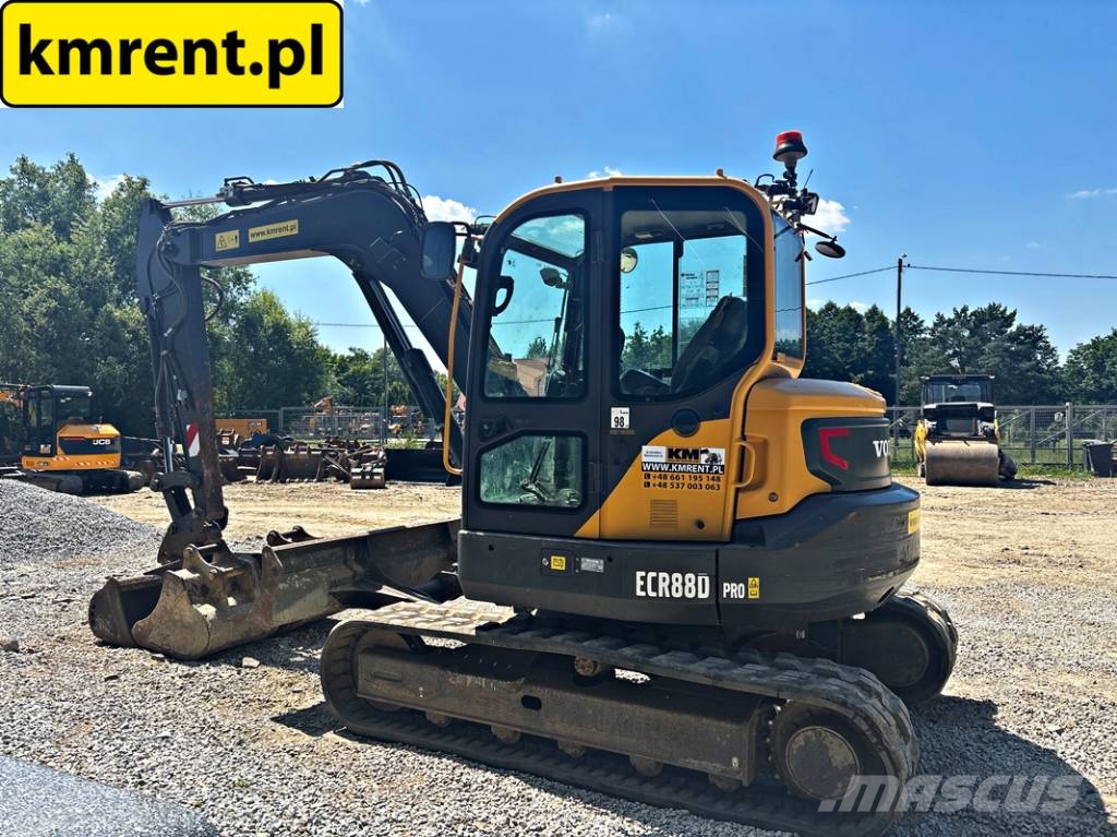Volvo ECR 88 D KOPARKA GĄSIENICOWA 2020R. | JCB 8080, 80 حفارات زحافة
