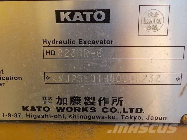加藤製作所 HD823MR-6 Gravemaskiner på larvebånd
