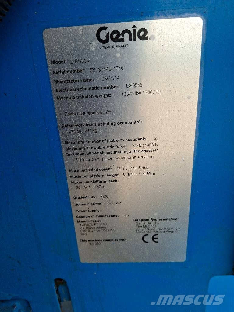 Genie Z 51/30 J Zglobne dvižne ploščadi