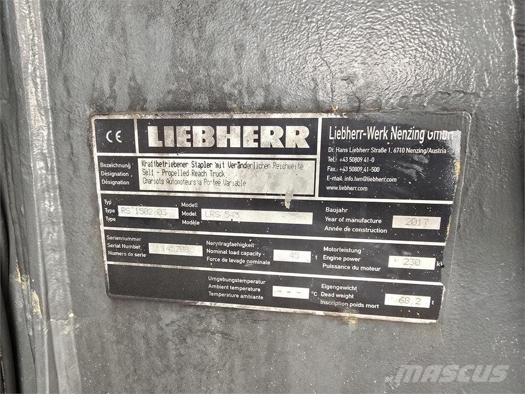 Liebherr LRS545 Reach-Stacker