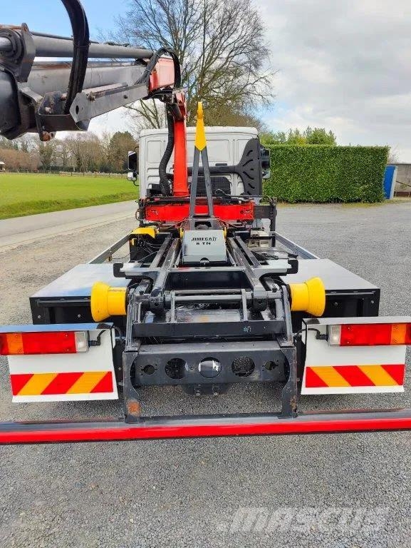 MAN TGL 12.250 Containersysteem Jimeca met kraan Palfi Camion ampliroll