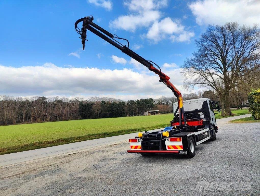 MAN TGL 12.250 Containersysteem Jimeca met kraan Palfi Camion ampliroll