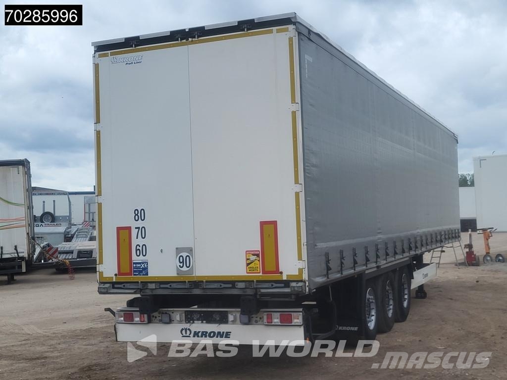 Krone SD Hardwood Lift Axle Semirremolques con caja de lona