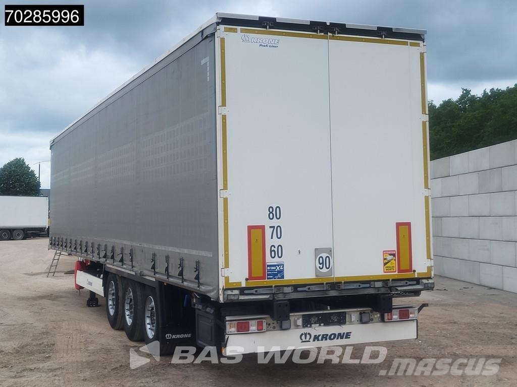 Krone SD Hardwood Lift Axle Semirimorchi tautliner