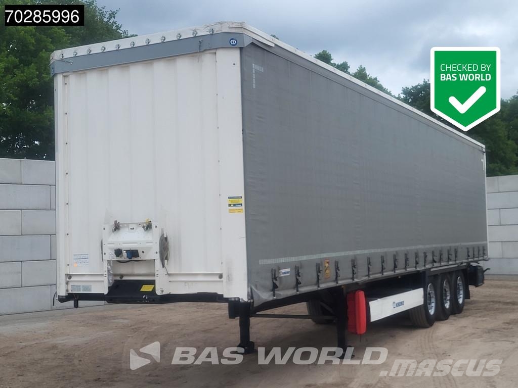 Krone SD Hardwood Lift Axle Semirremolques con caja de lona
