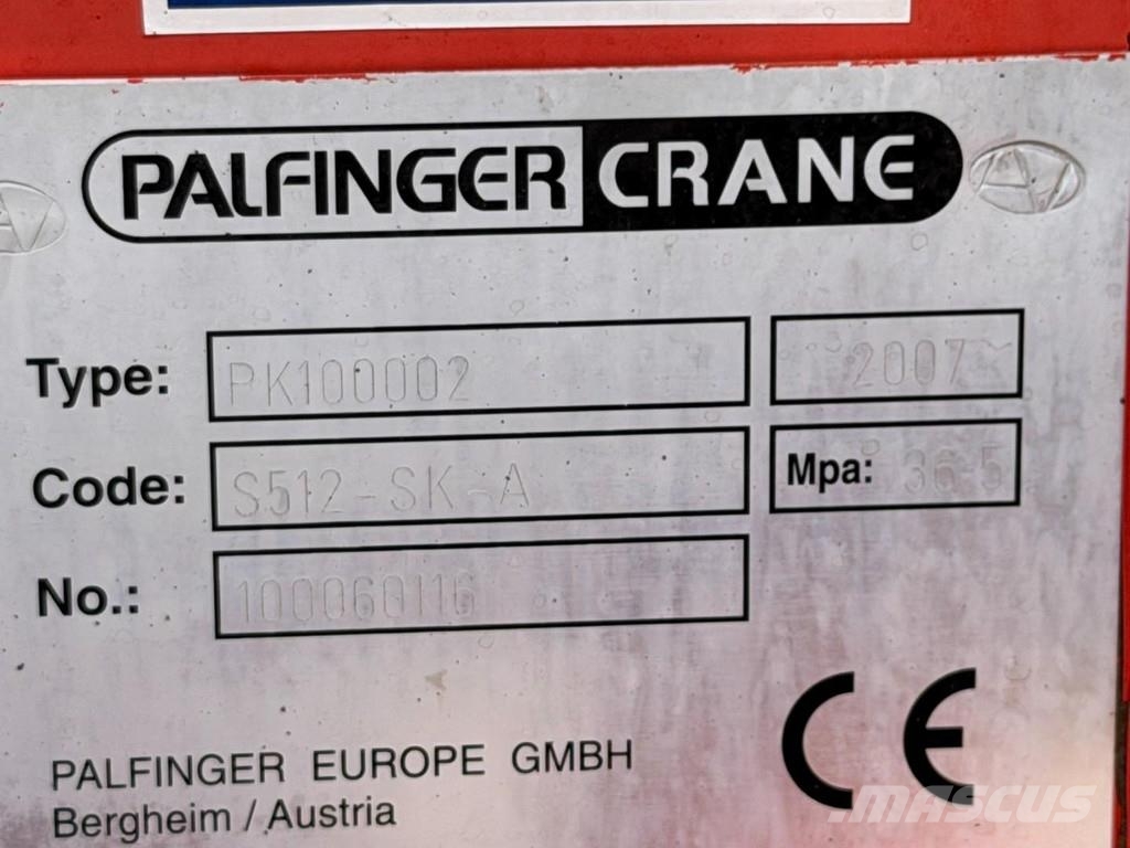 Volvo FH16-660 8x4 ZSM + KRAN PALFINGER PK100.002 + FLY- Traktorske jedinice