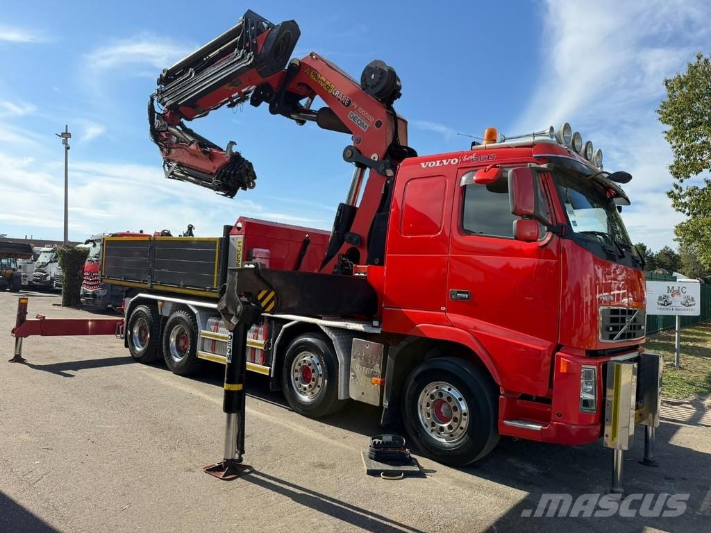 Volvo FH16-660 8x4 ZSM + KRAN PALFINGER PK100.002 + FLY- Traktorske jedinice