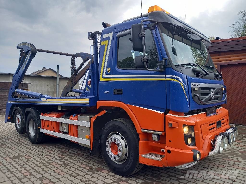 Volvo FMX 410, 6x2, 2 CONTAINER, RETARDER Portaalsysteem vrachtwagens