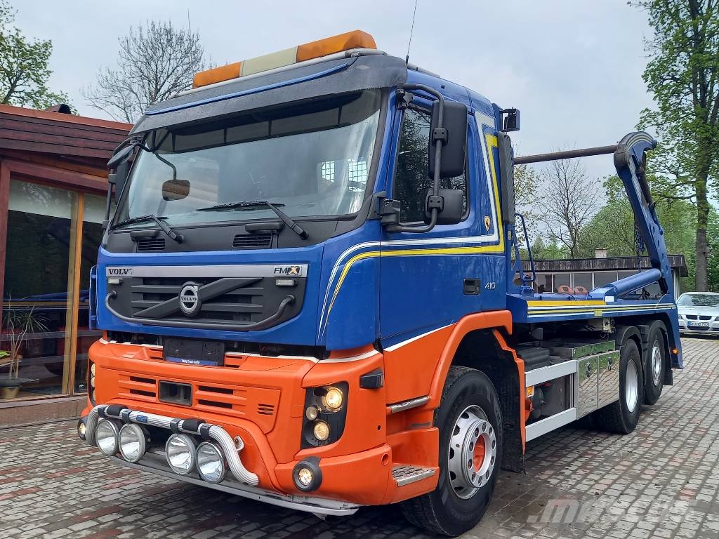 Volvo FMX 410, 6x2, 2 CONTAINER, RETARDER Portaalsysteem vrachtwagens