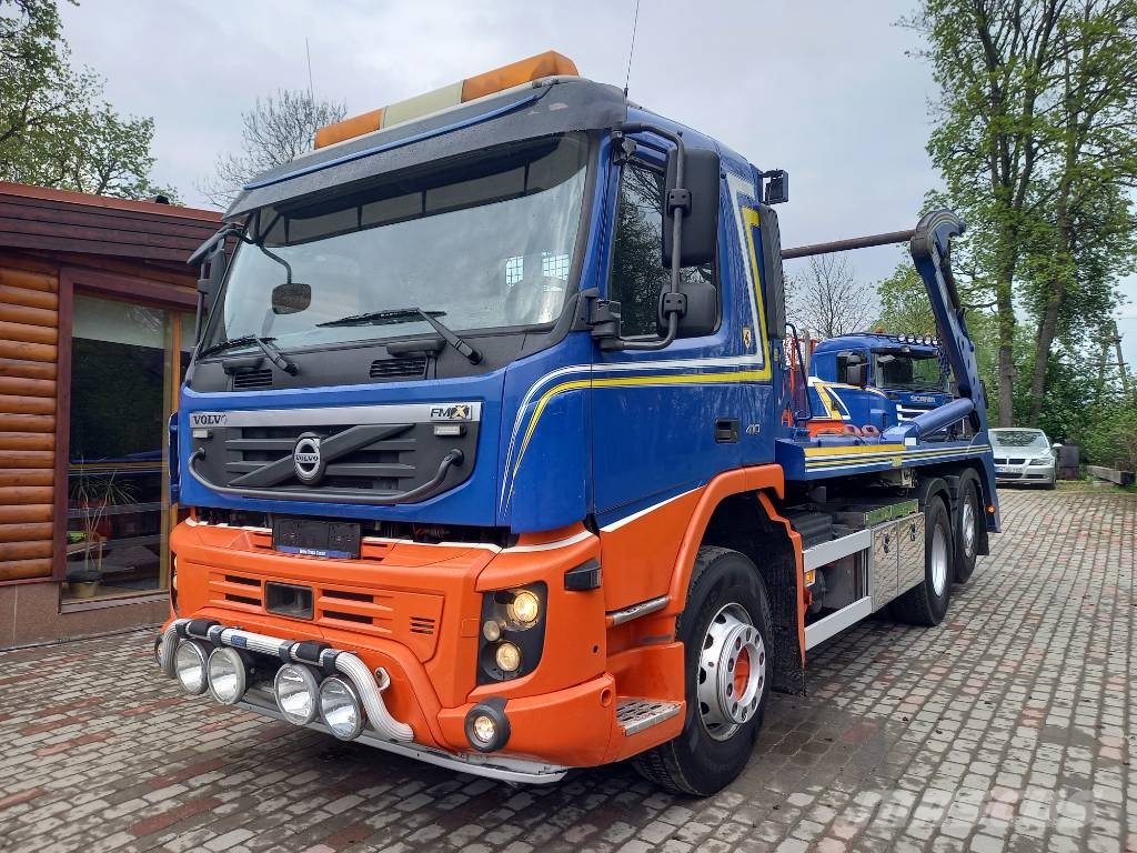 Volvo FMX 410, 6x2, 2 CONTAINER, RETARDER Portaalsysteem vrachtwagens