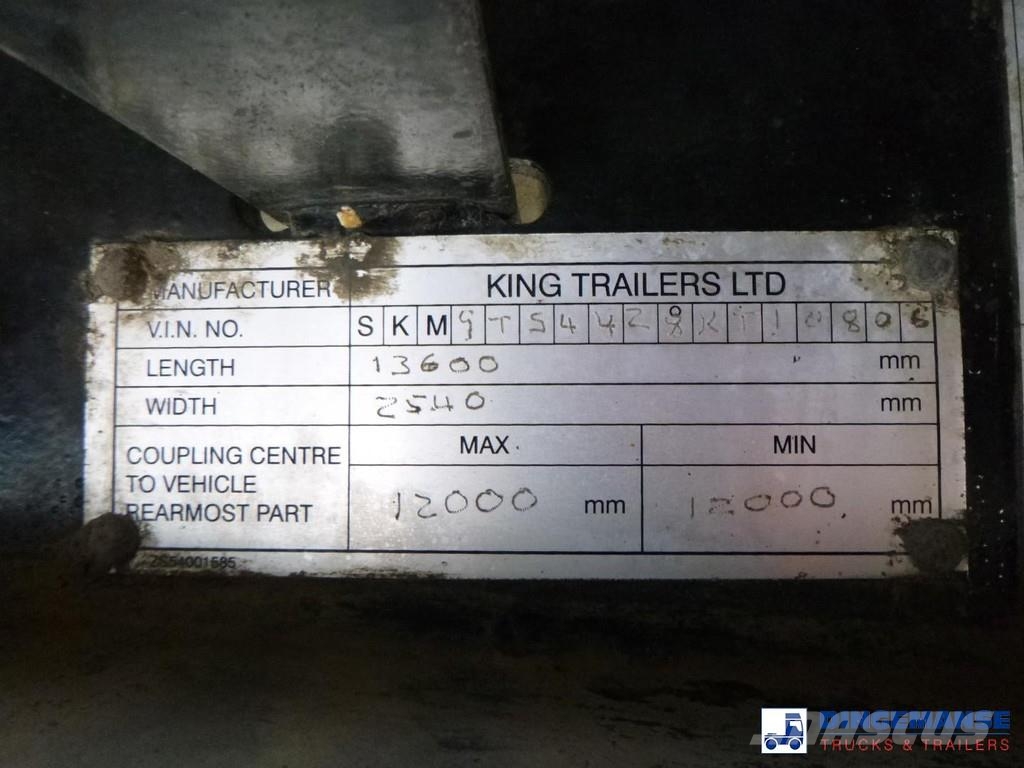 King 3-axle lowbed trailer GTS44 Low loader-semi-trailers