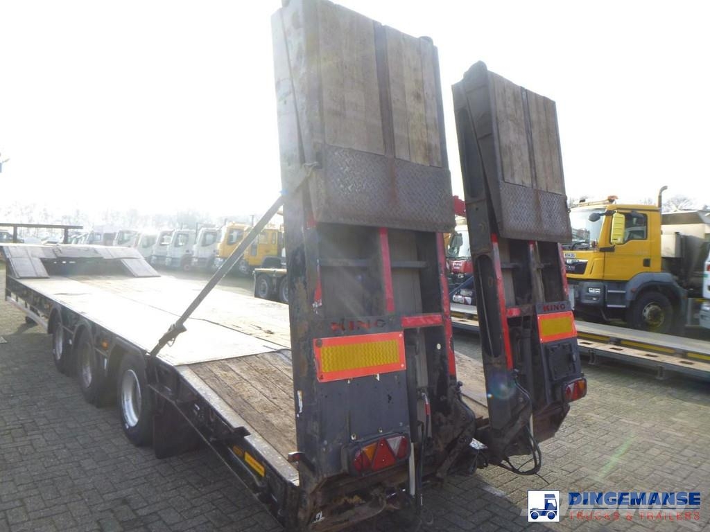 King 3-axle lowbed trailer GTS44 Low loader-semi-trailers