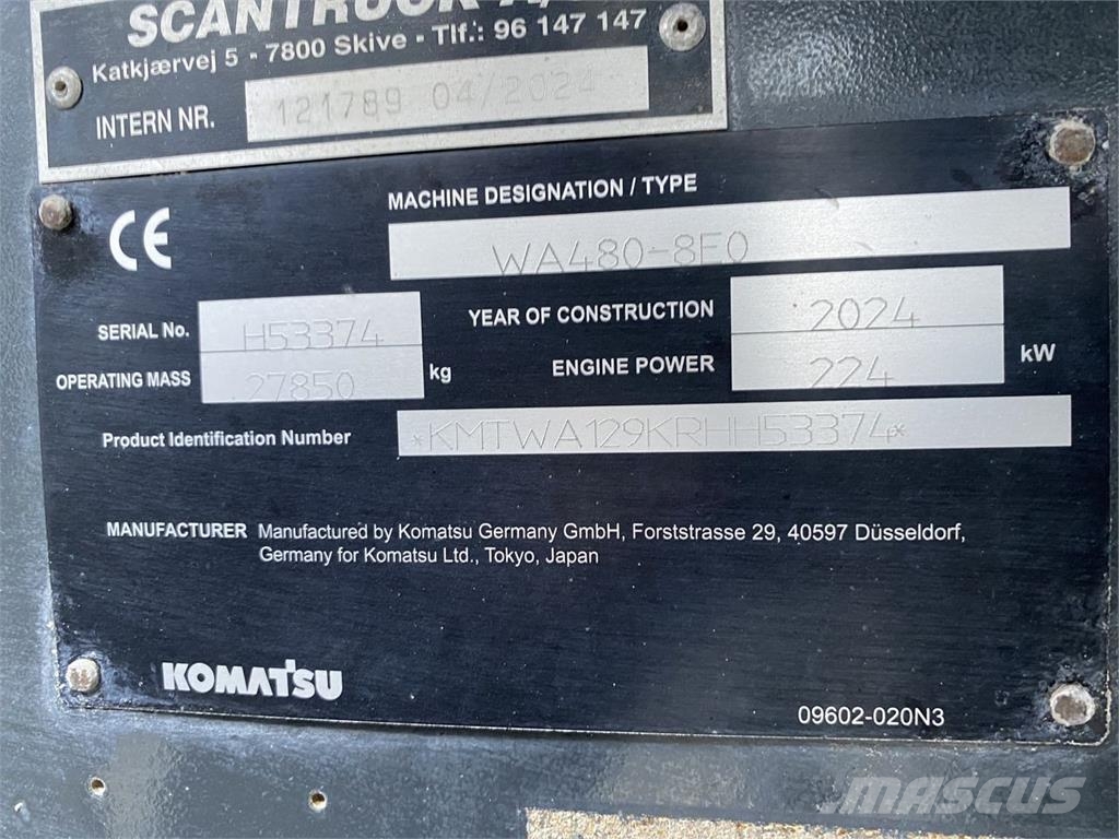 Komatsu WA480-8EO Hjullastare