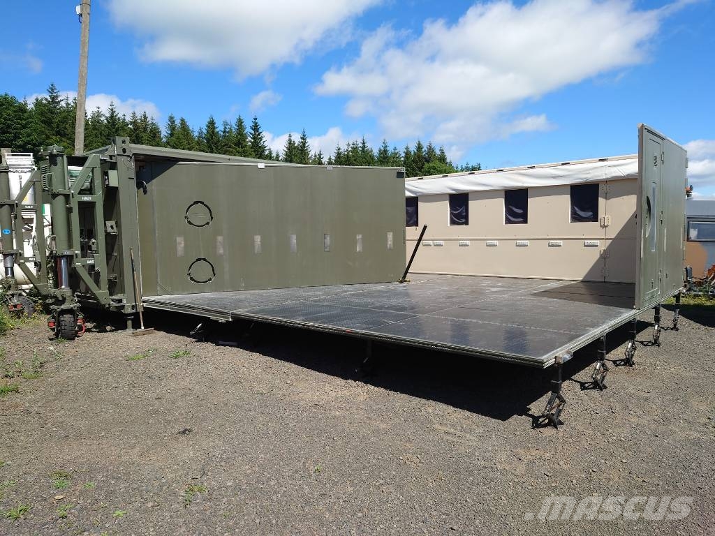 Cegelec Défense shelter militaire dépliable 80m² Ladijski kontejnerji
