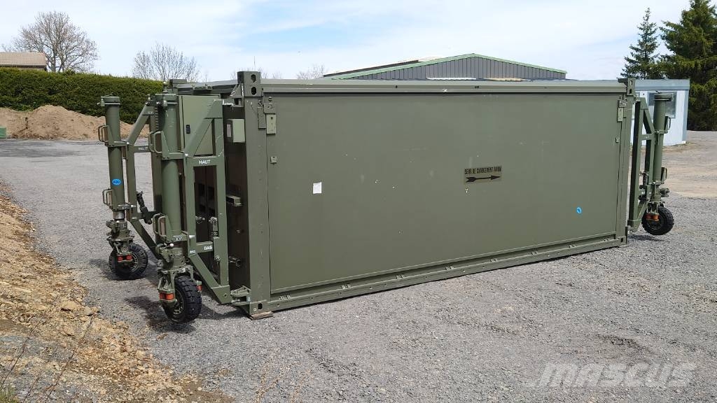 Cegelec Défense shelter militaire dépliable 80m² Ladijski kontejnerji