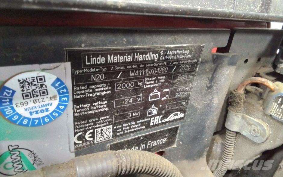 Linde N20 1115 serie Matalakeräilytrukit