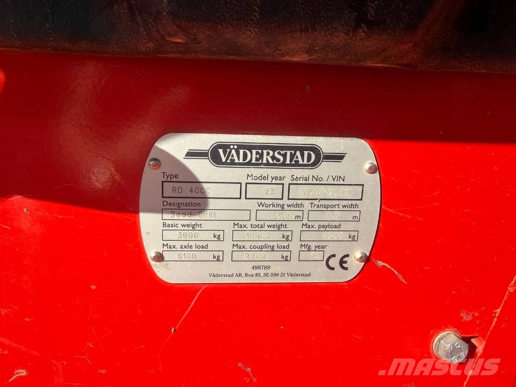 Väderstad Rapid400C Perforadoras combinadas