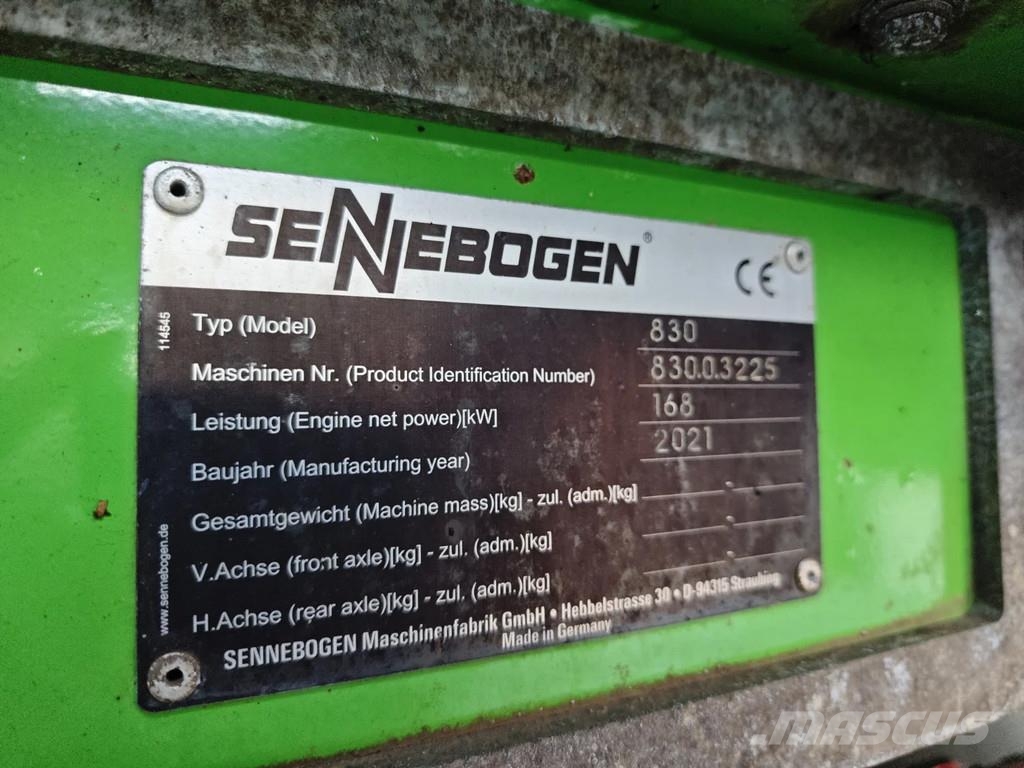 Sennebogen 830 E HD K17 Atık taşıma araçları