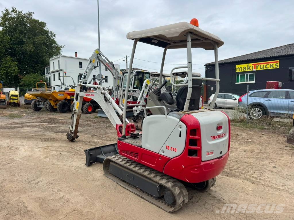 Takeuchi TB 216 Mini bagri <7t