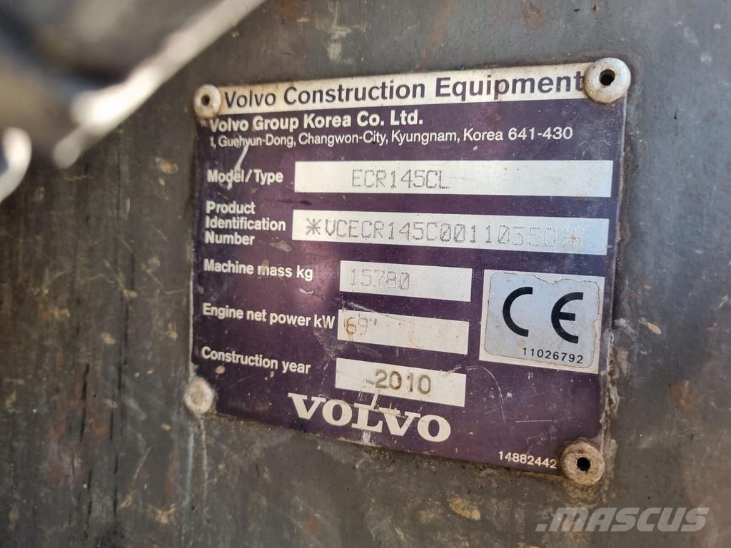 Volvo ECR 145 Mini ekskavatoriai < 7 t