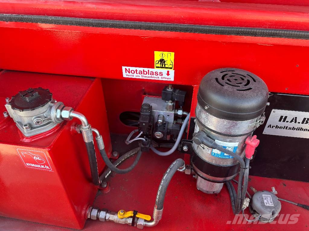 HAB S125-16E2WD 12,50m Scherenarbeitsbühne *Akku 2025* 剪式升降機