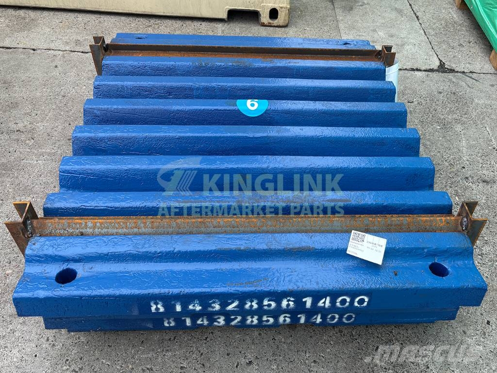 Kinglink Movable Jaw Plate for C125 Jaw Crusher Skærveknusere
