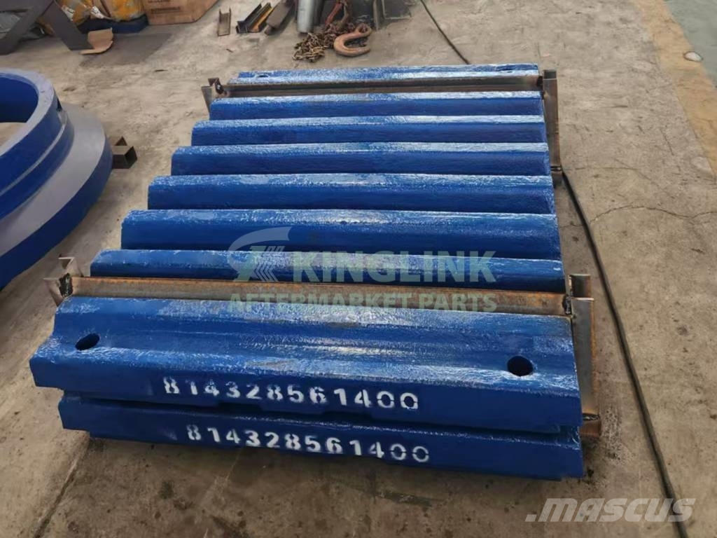 Kinglink Movable Jaw Plate for C125 Jaw Crusher Skærveknusere