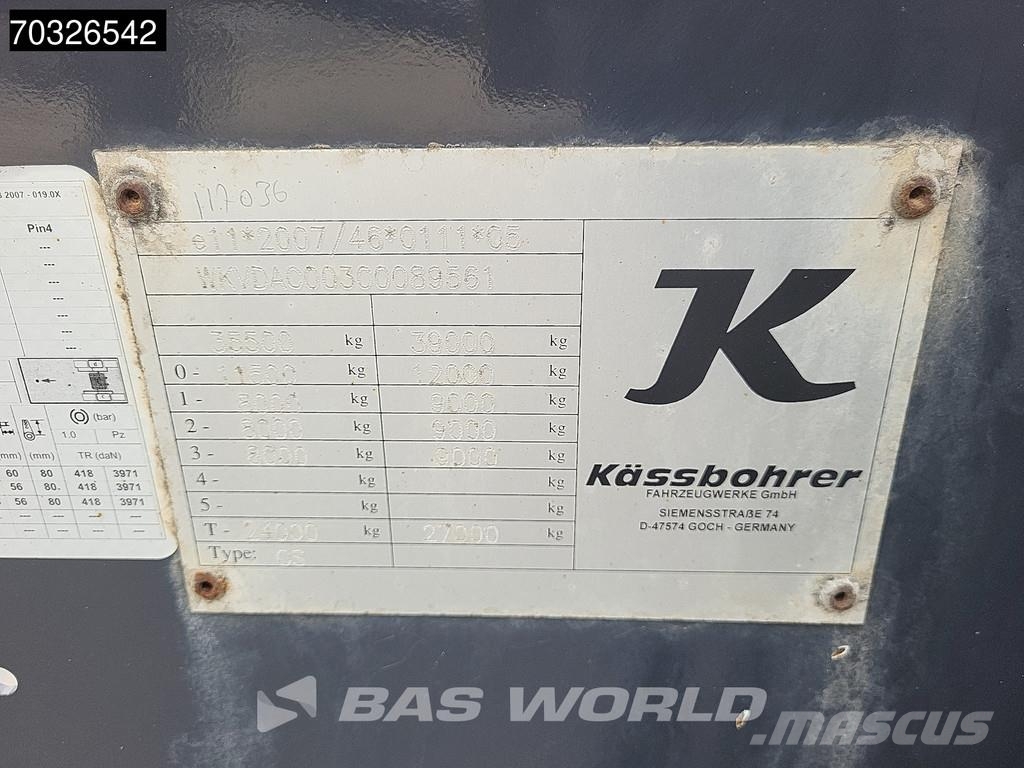 Kässbohrer CS Semirremolques portacontenedores